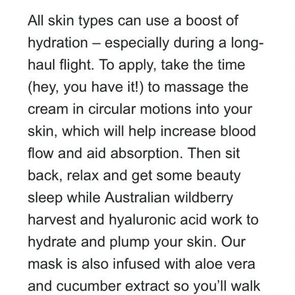 Flight Mode Skincare High Altitude Hydration Mask - Picture 6 of 10